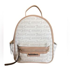 Rosie Mini Backpack Pecan White Juicy Couture NWT